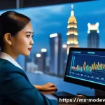 Home 17 시장 기회 평가 모델의 미래 전망 - **Prompt:** A dynamic and insightful wide-angle shot of a young, professional Malaysian entrepreneur...